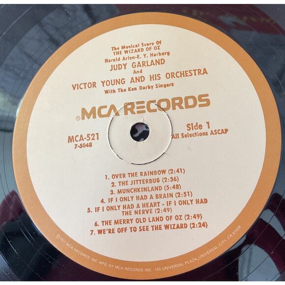 The Musical Score Of The Wizard Of Oz / The Song Hits From Walt Disney's MCA - Picture 6 of 6